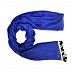 Designer Party Wear Striped Liner Stole With Colorful Fringe's - Blue Designer Party Wear Striped Liner Stole With Colorful Fringe's - Blue